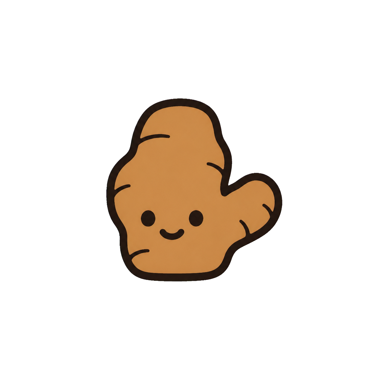 One small smiling ginger stub