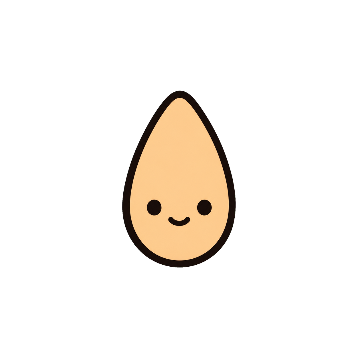 One small smiling sesame seed